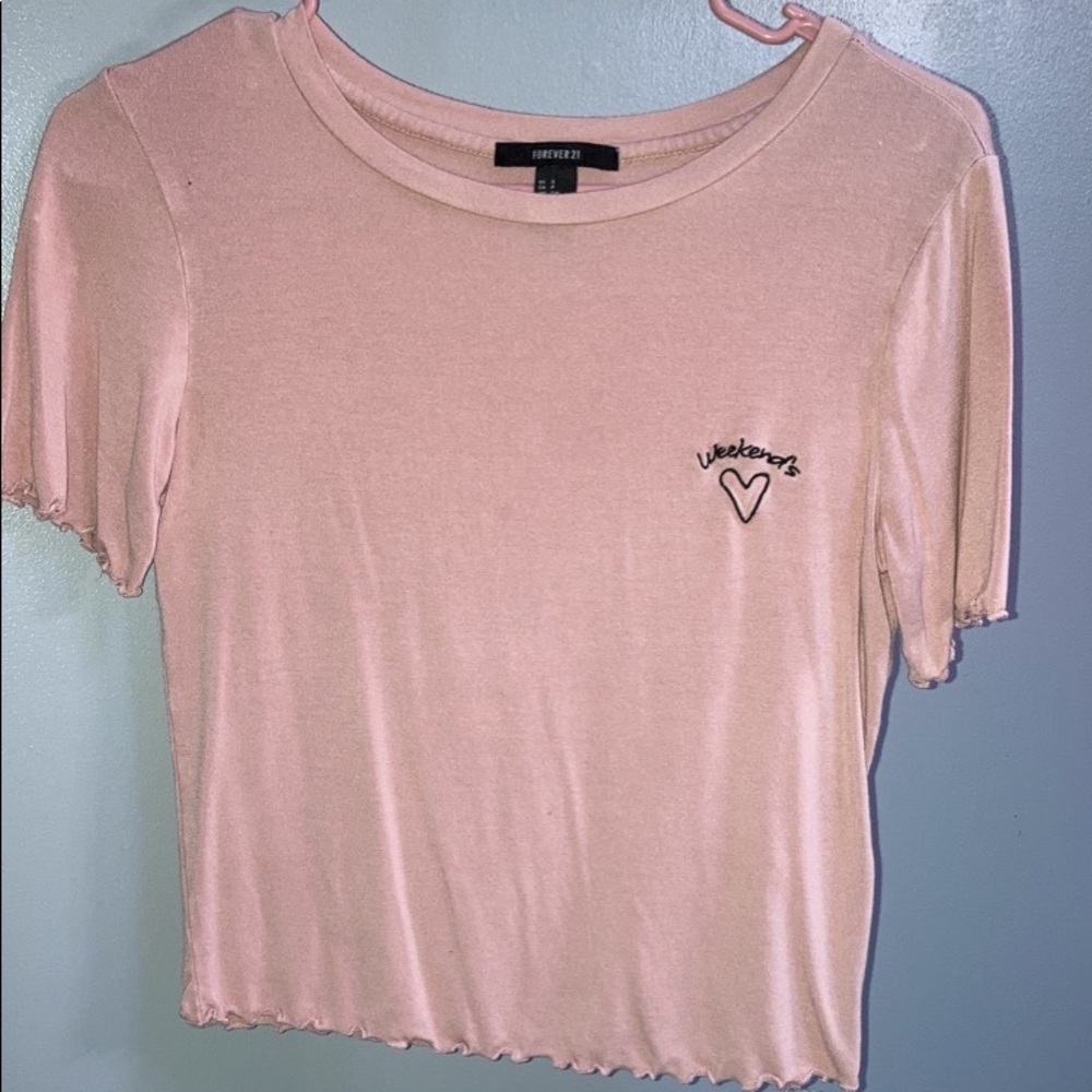 Pink forever 21 size small T-shirt